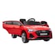 image 1 of HOMCOM 12V Kids Electric Ride-On Car/ w Remote Control, Lights, Music - Red