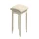 image 1 of Stone White Dressing Stool