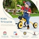 image 3 of AIYAPLAY Baby Trike, Toddler Tricycle with Adjustable Seat, Basket, Bell, Kids Tricycle for 2-5 Years Old, Yellow