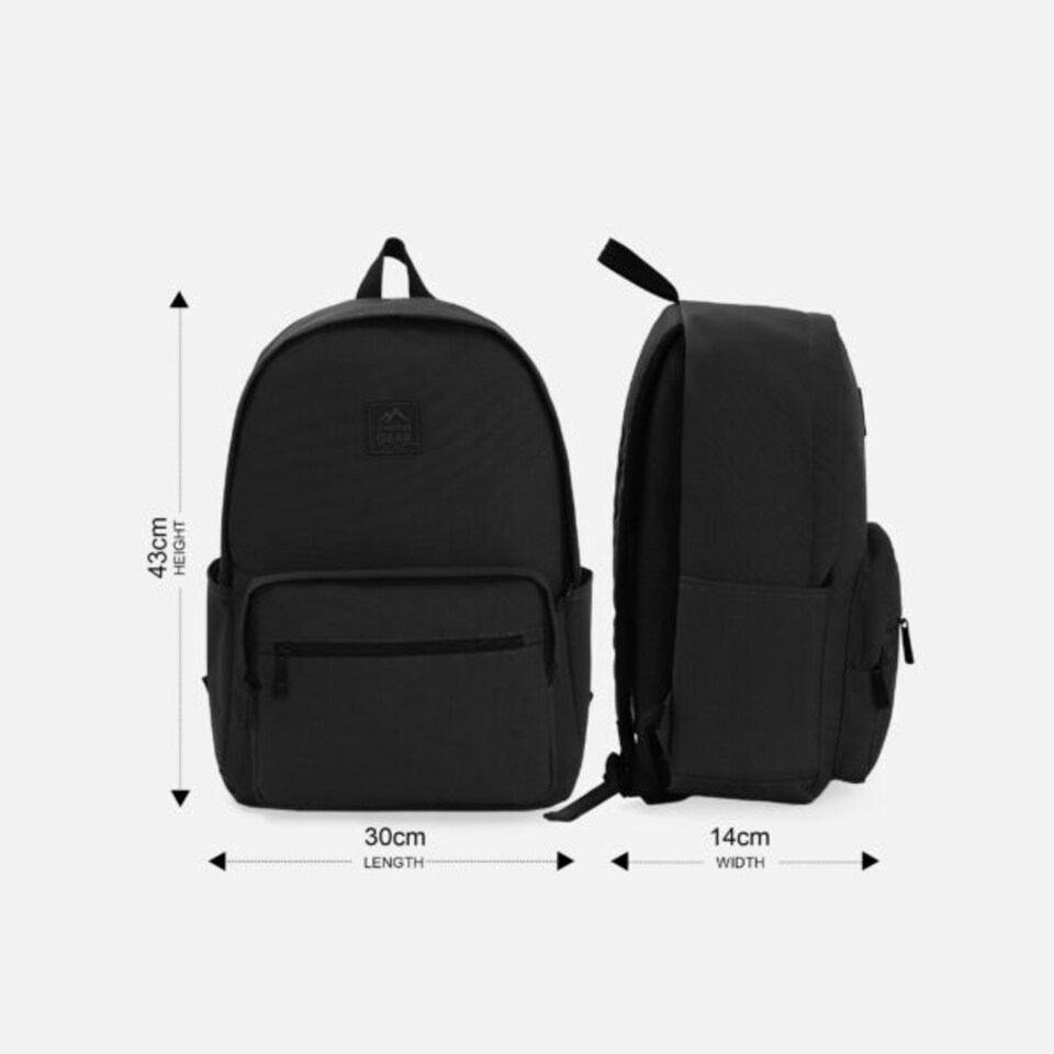 image 1 of Everyday Backpack with Smart Storage and All Day Comfort Outdoor Gear - Black