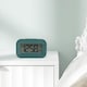 image 2 of Acctim Kyle Digital Alarm Clock, LCD Digital Display with White Backlight, Snooze Function, Volume Control | Green | Lagoon