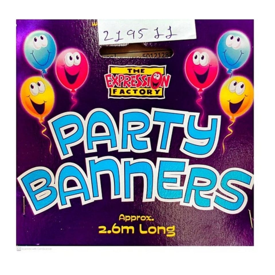 Expression Factory Great Party 1st Birthday Banner - Multicoloured - One Size