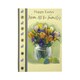 image 1 of From All The Family Flower Pot And Colourful Eggs Design Easter Card