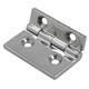 image 5 of Polished Door Hinge 10 Pack Stainless Steel 61mm x 51mm 316 Marine Cabin Hatch Silver