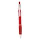 image 1 of MidOcean Manors Rubber Grip Ballpoint Pen - Transparent Red - One Size