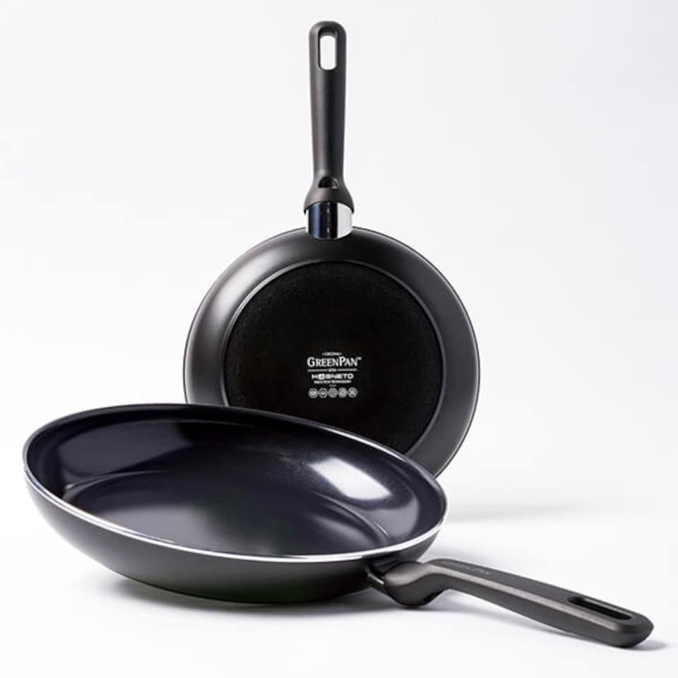 image 1 of GreenPan Memphis Non-Stick 24cm & 28cm Frying Pan Set