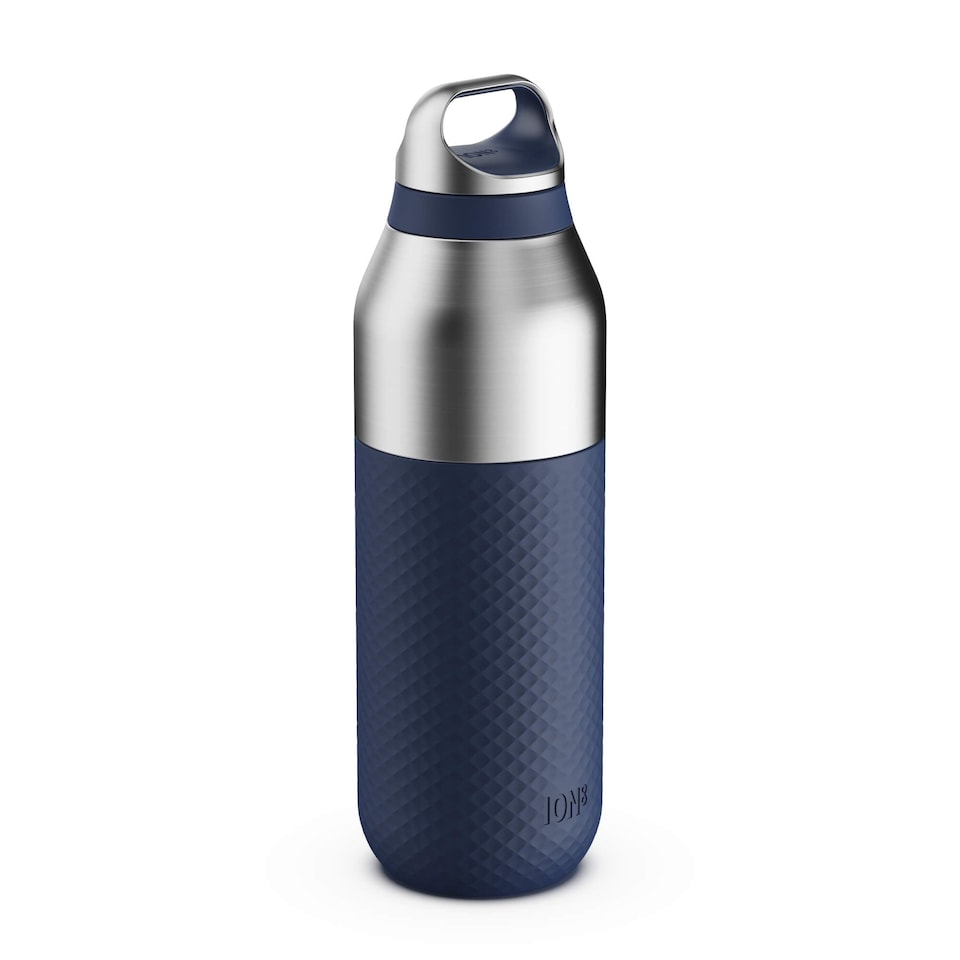 ION8 ROAM Insulated Steel Water Bottle, Rubberised, 835ml / 28oz