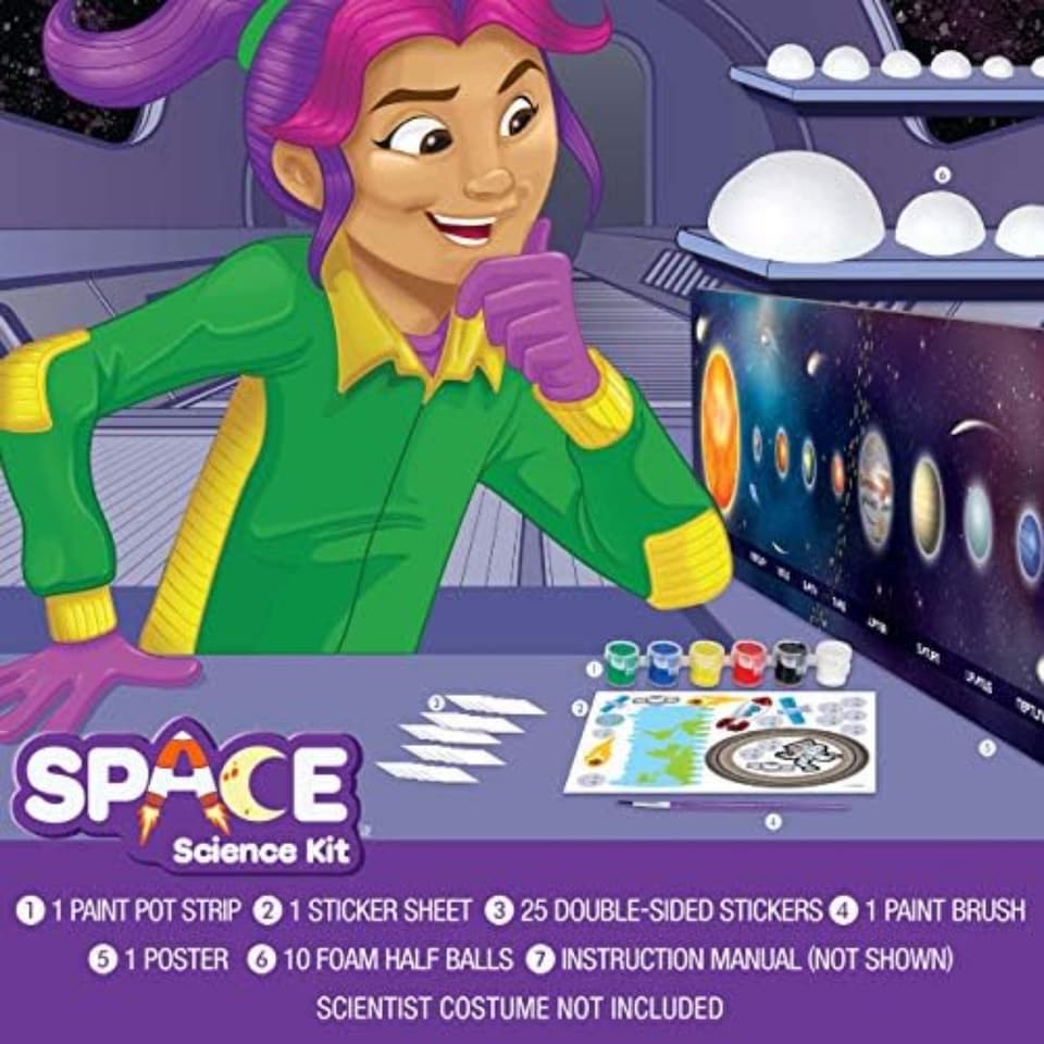 image 1 of Crayola STEAM Solar System Science Kit