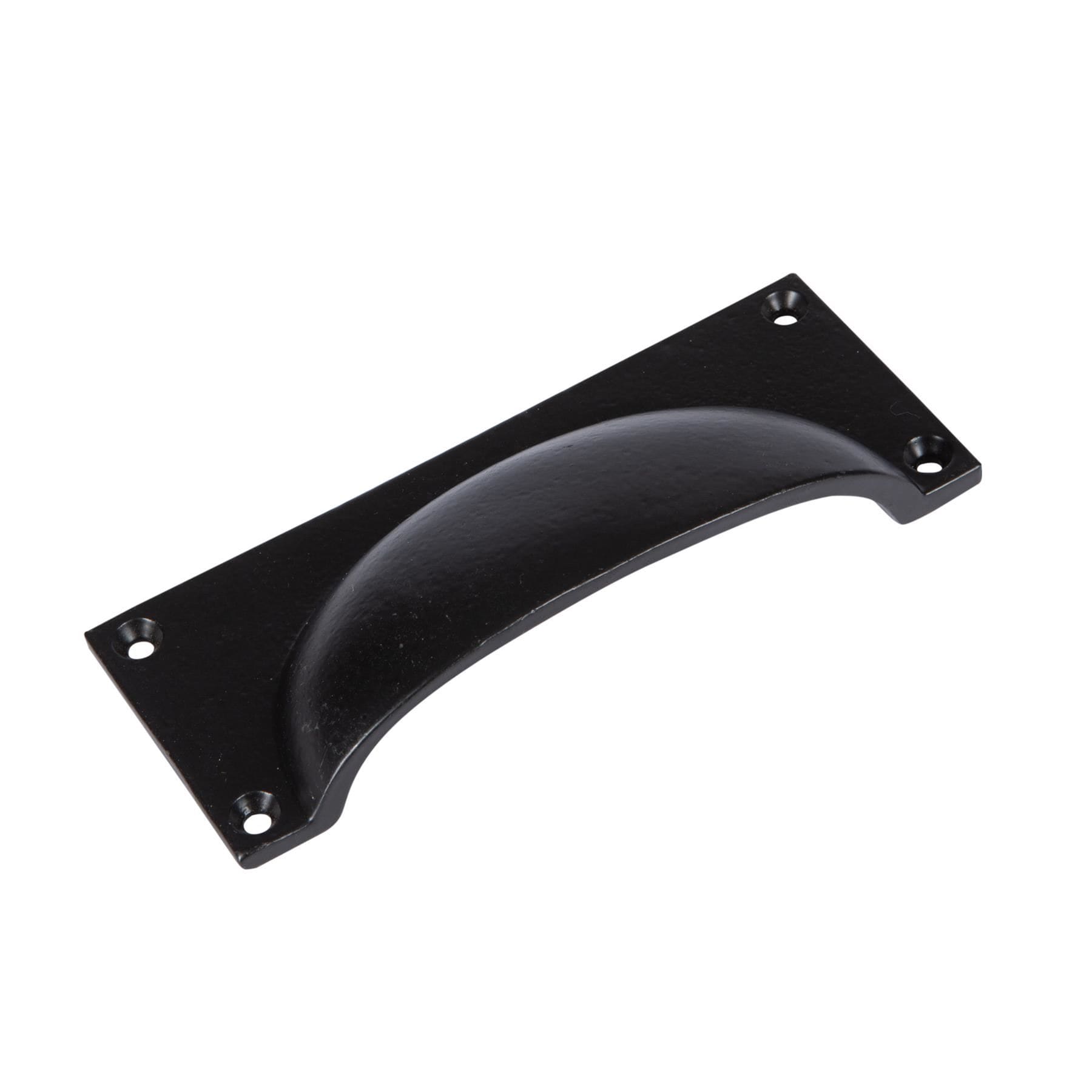 Hammer and Tongs Rectangular Cabinet Drawer Pull - W130mm x H50mm in Black | Size: 1000mm x 500mm
