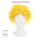 image 4 of Yellow Curly Wig | Yellow | 1
