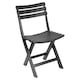 image 4 of Plastic Black Garden Table with Chair's | Black | 7
