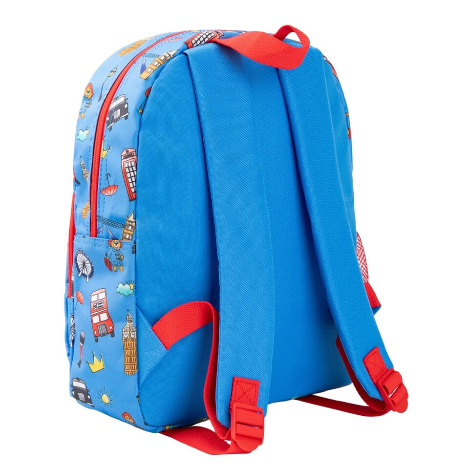 image 1 of Paddington Bear Character Backpack - Blue/Red - One Size