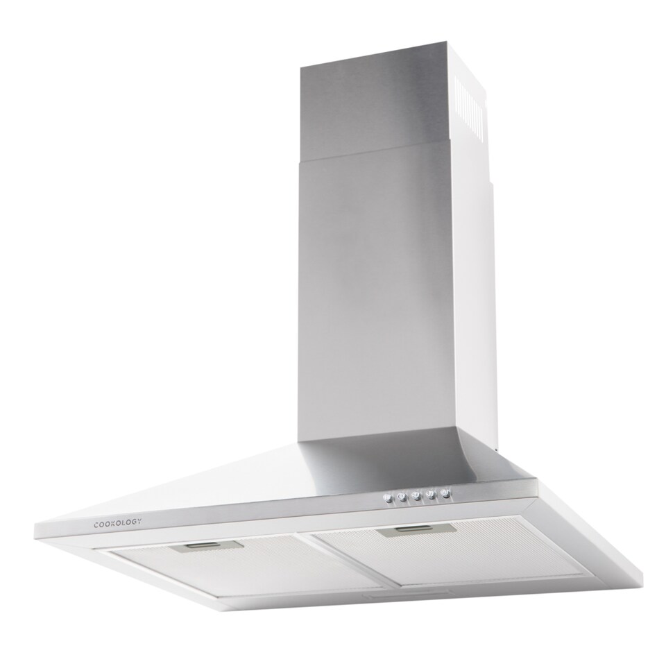 image 1 of Cookology 60cm Stainless Steel Chimney Cooker Hood