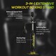 image 7 of SPORTNOW Boxing Bag, Freestanding Punching Bag with Reflex Bar, Speed Balls Black