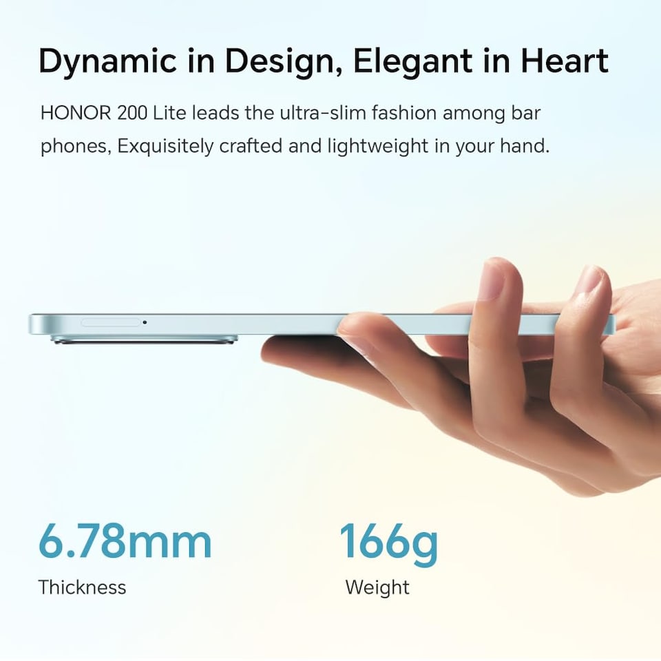image 1 of Honor 200 Lite 5G 8GB RAM 256GB Black