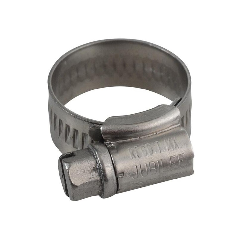 Jubilee Stainless Steel Hose Clip - Multi Colour - 13mm - 20mm 1/2in - 3/4in