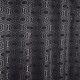 image 6 of Element Geometric Thermal Blackout Eyelet Curtains 116cm x 137cm Charcoal