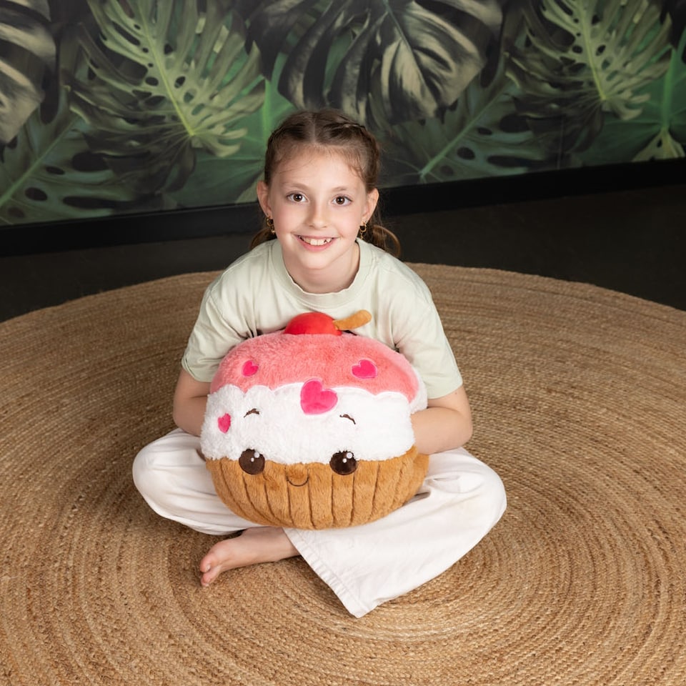 image 1 of Noxxiez Cosy Plush Hand Warmer Cushion - Cupcake