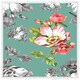 image 1 of Bright flower on green (Picutre Frame) White | S