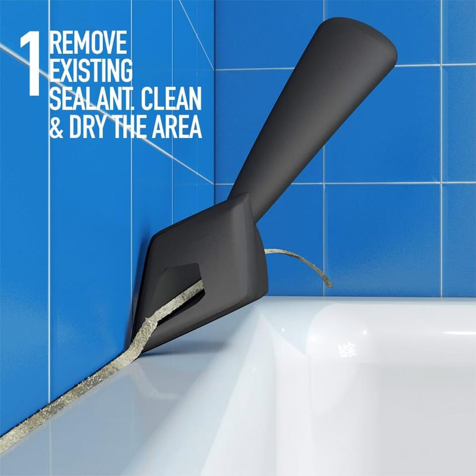 image 1 of Unibond Silicone Sealant Anti-Mould & Waterproof for Kitchen & Bathroom, 50ml, 2 Pack