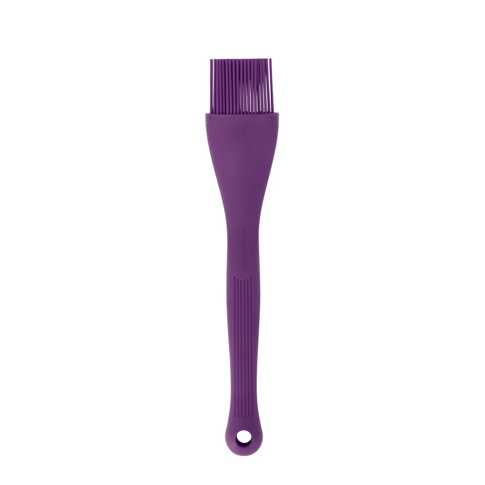 image 1 of Colourworks Silicone Pastry Brush Purple Heat Resistant