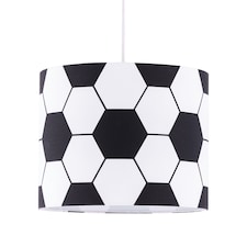 Footie - Black and White Football Pendant Shade | Black | Medium | 1
