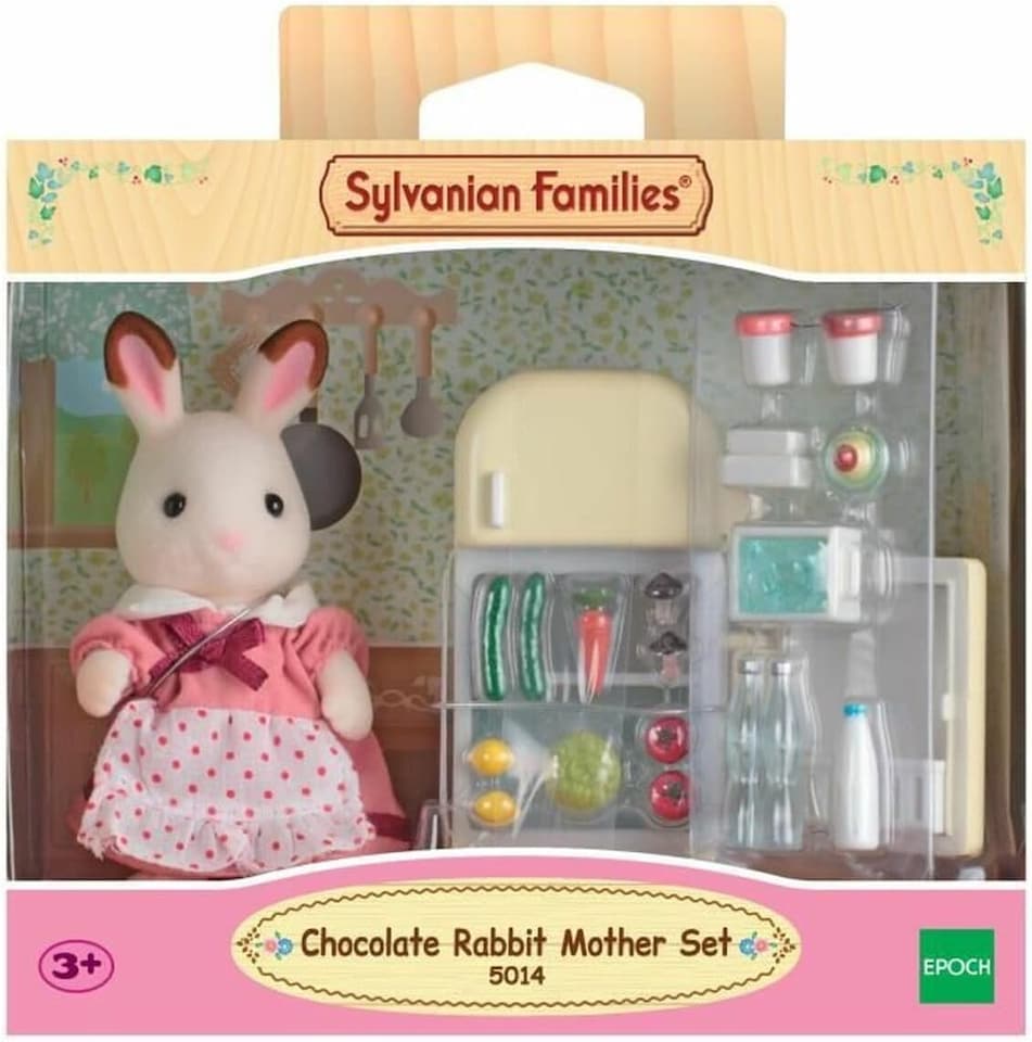 image 1 of Sylvanian Families Chocolate Rabbit Mother Set