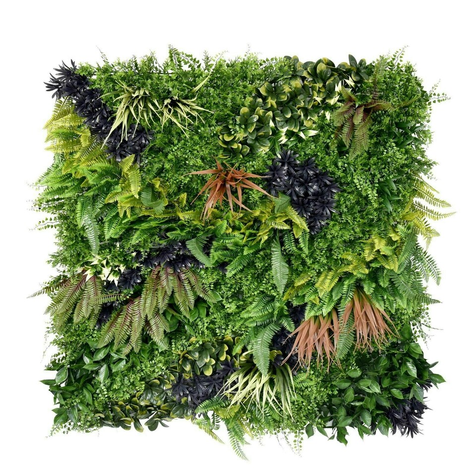 image 1 of True Products Combo Set of 3 Premium Artificial Living Wall Green Plant Panels 1m x 1m Charm A B C