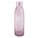 image 1 of 49cm Tall Pink Square Glass Vase | Pink | 49