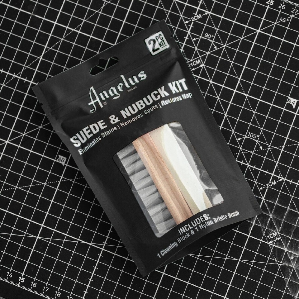 image 1 of Angelus Nubuck & Suede Kit - Cleaner & Eraser for Delicate Care | Brown