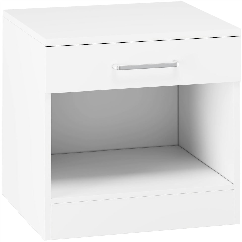 image 1 of Dakota 1 Drawer Bedside White
