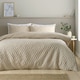 image 1 of Jacob Geo Soft Touch Duvet Cover Set | Cream | Natural | Single