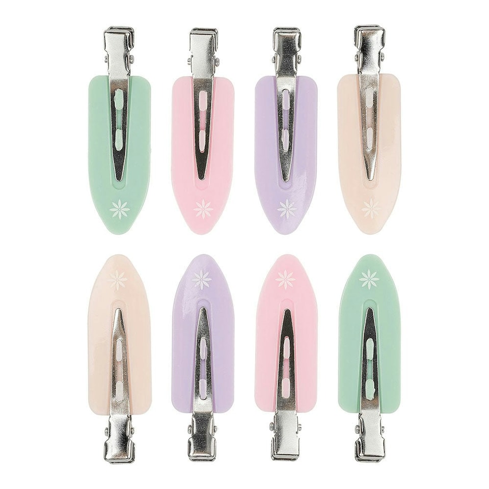 image 1 of Brushworks No Crease Hair Clips (Pack of 8)