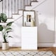 image 6 of HOMCOM Bedroom Chest of Drawers, 4 Drawers Dresser, Drawer Unit, White
