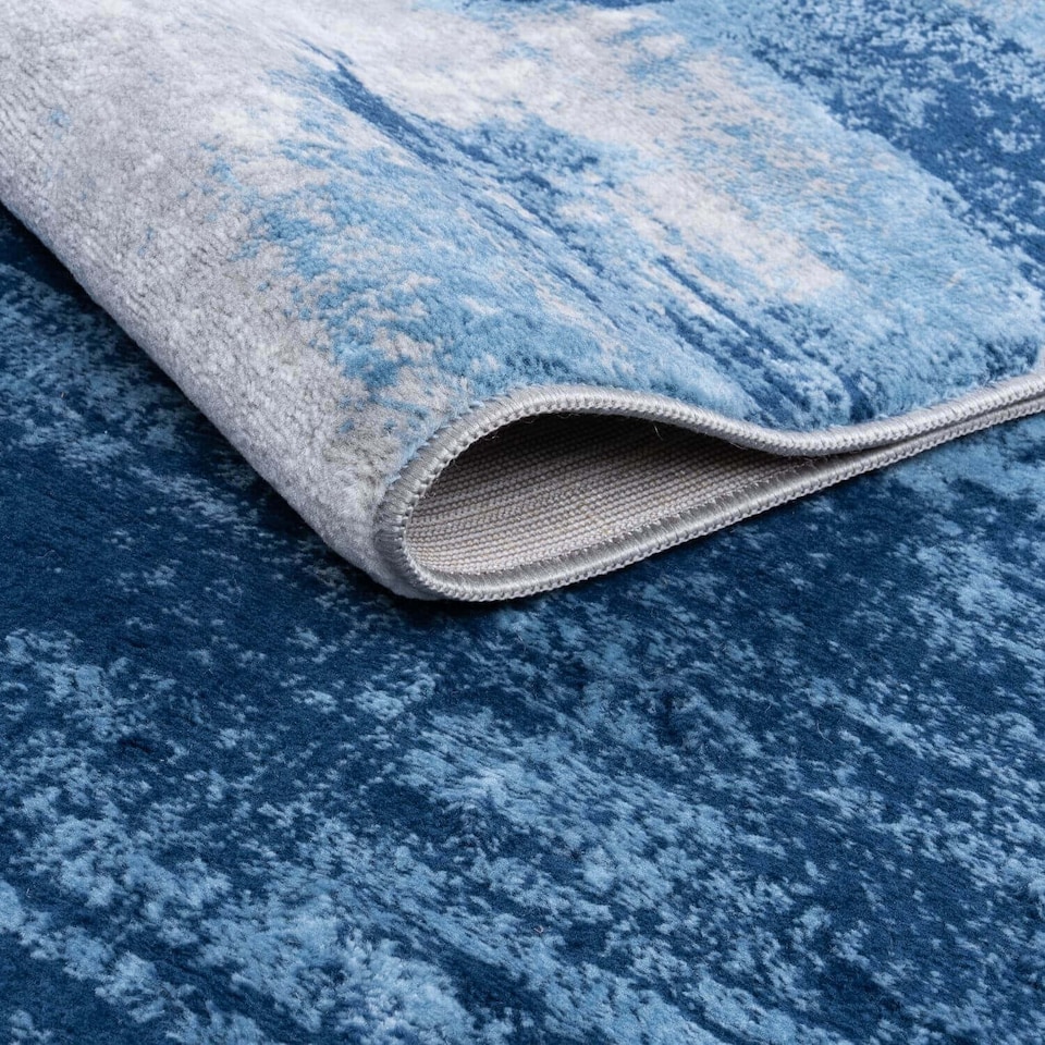 The Rugs Elaris Stain Resistant Abstract Distressed Living Room Floor ...