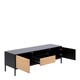 image 4 of Seaford TV Unit 2 Doors 1 Drawer in Black & Oak