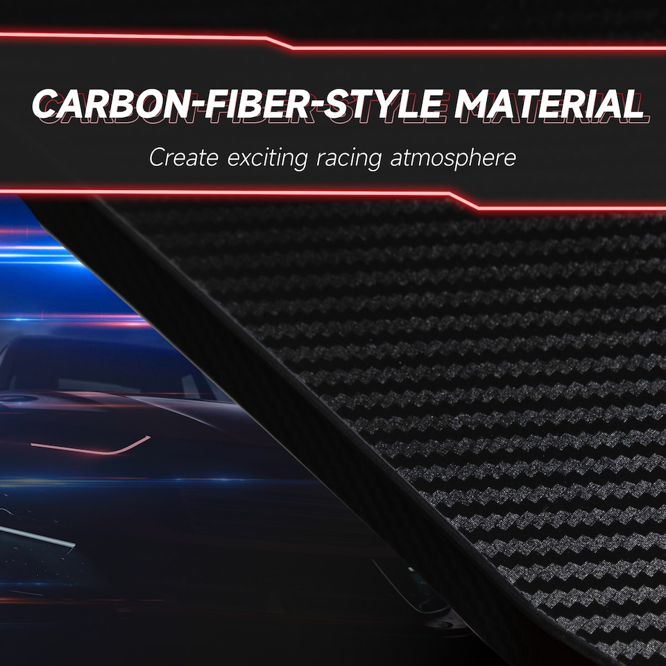 image 1 of HOMCOM L-Shaped Gaming Desk, Computer Corner Desk, Home Office Workstation with Cable Management, 145 x 81 x 76cm, Black, Left