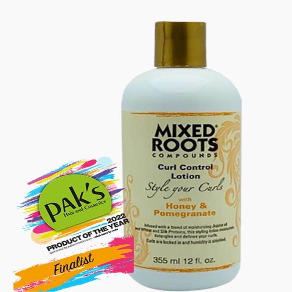 image 1 of Mixed Roots Compounds Curl Control Lotion 355ml Honey & Pomegranate