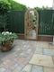 image 5 of Primrose Arched Wooden Glass Illusion Mirror Gate Outdoor 180cm x 60cm