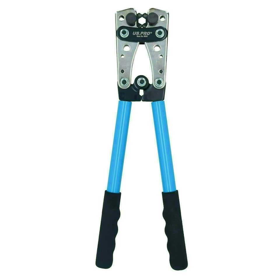 image 1 of Heavy Duty Battery Cable Crimping Tool Wire Lugs Crimper Terminals 6 - 50mm