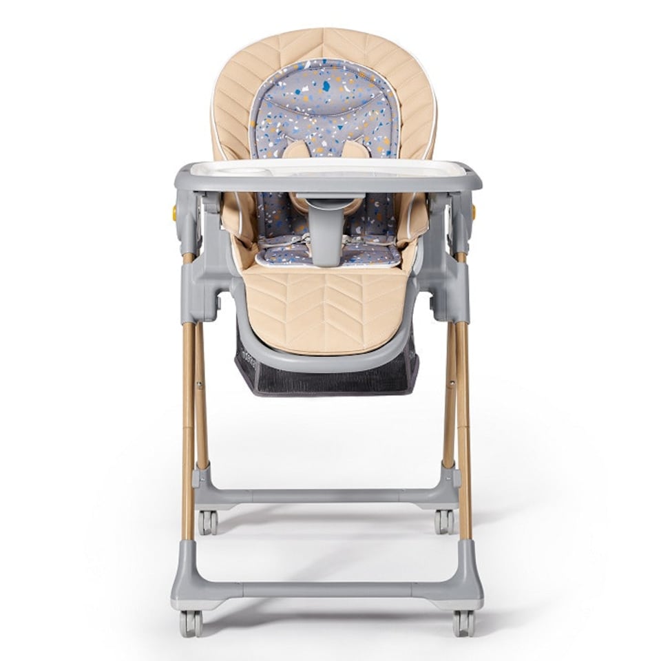 image 1 of Kinderkraft Lastree High Chair for Baby and Toddler - Wood