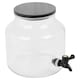 image 7 of 5.2L Glass Beverage Dispenser with Tap & Wooden Lid