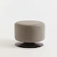 image 3 of Interiors by Premier Comfortable Ash Sylinder Stool, Sleek Modern Design Livingroom Stool, Sturdy And Durable Bedroom Stool