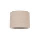 image 1 of Contemporary and Stylish Natural Linen 8 Inch Lamp Shade in Oatmeal - 20cm Diameter | Cream