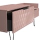 image 7 of Islay 2 Drawer 2 Level Media Unit in Kobe Pink (Ready Assembled) | Pink | Kobe Pink