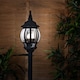 image 2 of ValueLights Windsor Black Outdoor Garden IP44 Rated Bollard Post Light