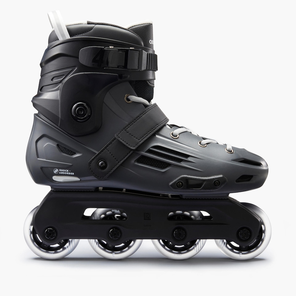 image 1 of Decathlon Adult Inline Skates MF140 Hard Shell - Grey