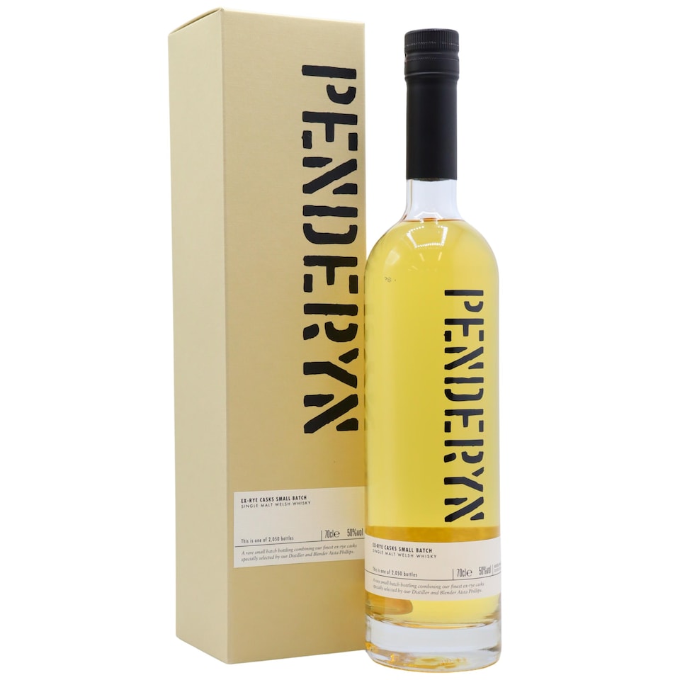 Penderyn - Ex-Rye Small Batch Single Malt Welsh Whisky | Multi | Penderyn - Ex-Rye Small Batch Single Malt Welsh - Whisky 70cl 50% ABV | 6