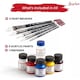 image 2 of Angelus Leather Acrylic Paint Basics Kit - For Sneaker Customs 11pc | Multi