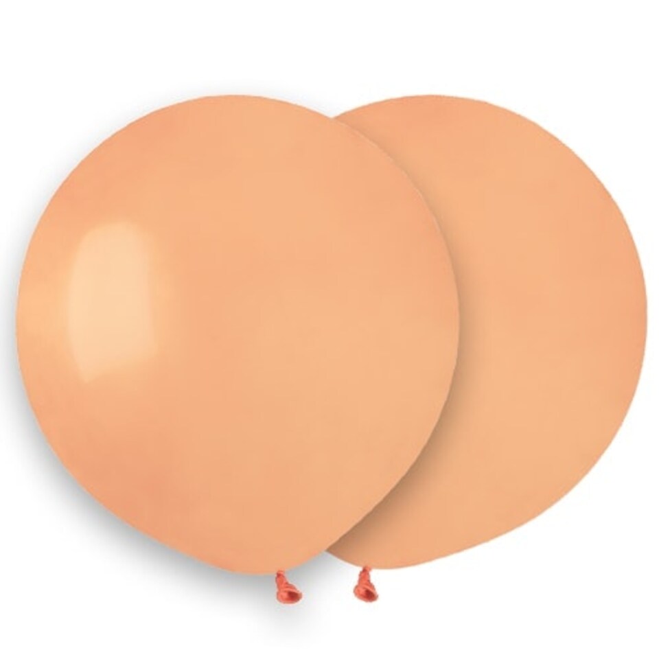 Peach Orange Biodegradable Latex Balloons 48cm / 19 in - Pack of 25